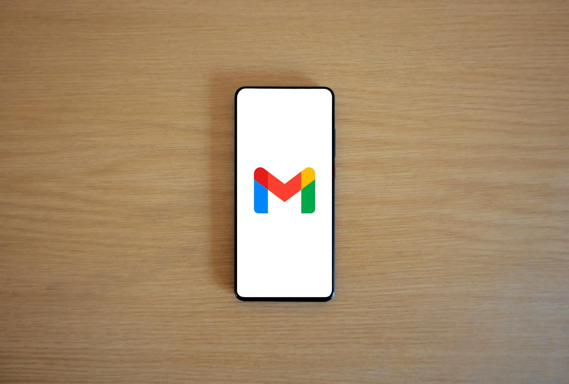 gmail logo on smartphone